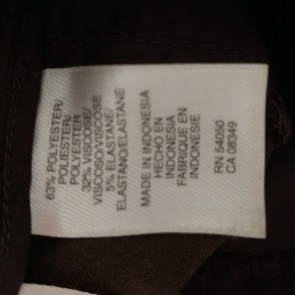 NINE WEST BROWN SLOUCHY CYNDI DRESS SLACKS - Picture 9 of 9